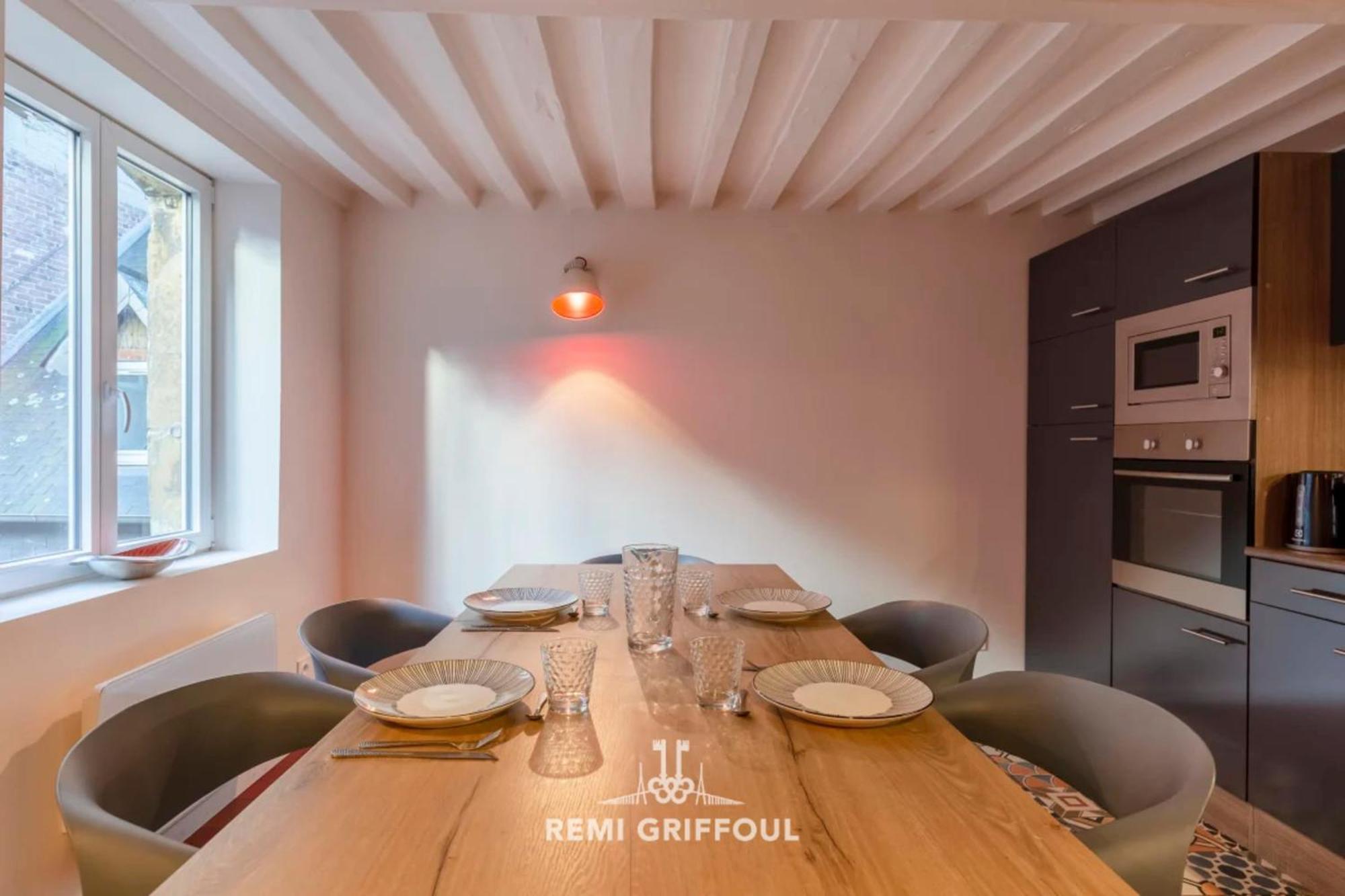 Le Reve D'Alice Charming Duplex 80 M 4 People Heart Of Honfleur 아파트 외부 사진